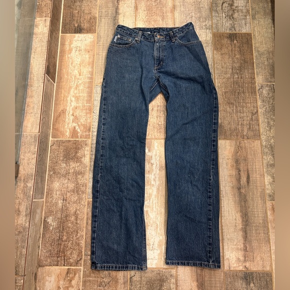 Vintage Carhartt Women’s Relaxed Fit Jeans Straight Leg Denim Mid Rise - Picture 2 of 10